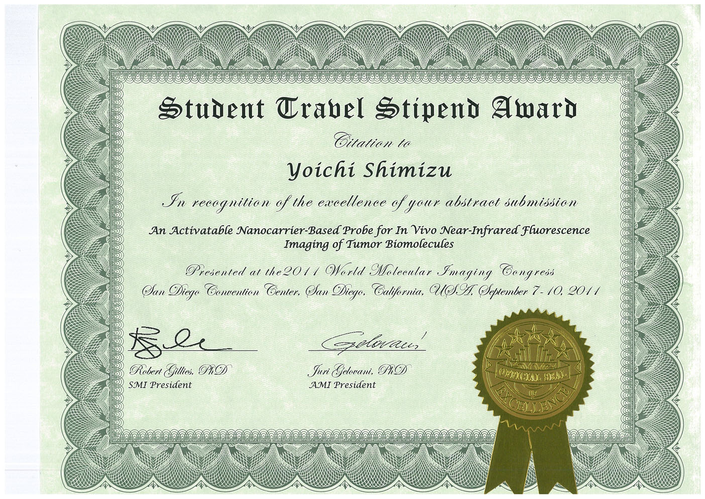 WMIC2011award